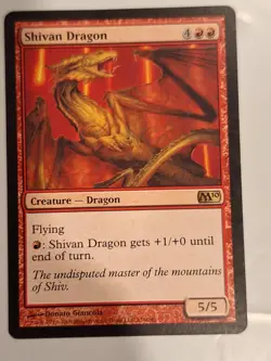 Shivan Dragon - Magic 2010 Core Set Magic the Gathering MTG Nice! - Image 1