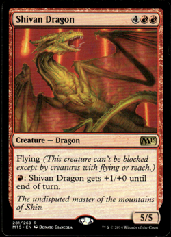 Shivan Dragon Magic MTG M15 NM - Image 1