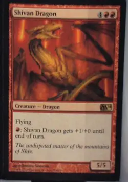 Shivan Dragon - Magic 2010 (M10): #156, Magic: The Gathering Lp C286 - Image 1