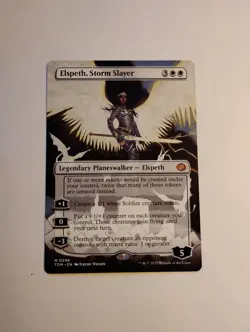 Elspeth, Storm Slayer (Borderless) Tarkir: Dragonstorm Regular - Image 1