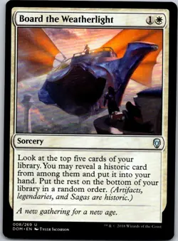 Magic the Gathering Board the Weatherlight Dominaria MTG Free Shipping! - Image 1