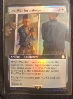 Pre-War Formalwear (Extended Art) Universes Beyond: Fallout Foil - Image 1