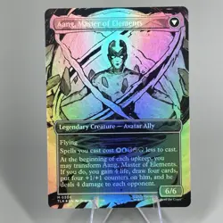Magic The Gathering Aang 308 Foil Borderless Avatar: The Last Airbender - Image 2