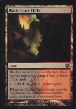 Blackcleave Cliffs - Scars of Mirrodin: #224, Magic: The Gathering Lp C283 - Image 1