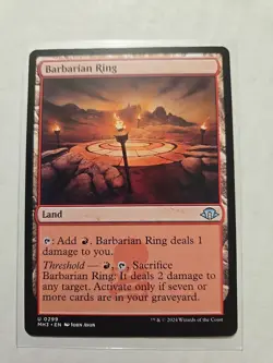 Barbarian Ring - Modern Horizons 3 - LP - Uncommon - Land - MTG Magic - Image 1