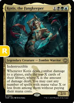 MTG Kotis the Fangkeeper TDM R Legendary Creature Zombie Warrior NM - Image 1
