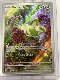 CARTE POKEMON POUSSACHA 196/193 EVOLUTIONS A PALDEA EV02 FR - Image 3