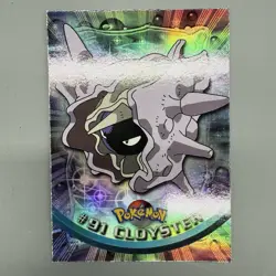 Topps Chrome Pokemon Cloyster 91 2000 Rainbow Foil Blue Label LP Card - Image 1