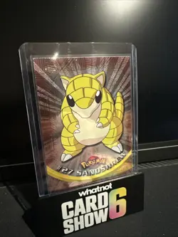 Holo Topps Pokemon 27 Sandshrew Black Label NM - Image 1