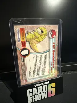 Holo Topps Pokemon 27 Sandshrew Black Label NM - Image 2