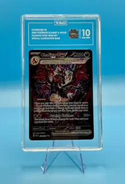 Pokemon Charizard ex Paldean Fates Special Illustration Rare #234/091 TAG 10 - Image 1