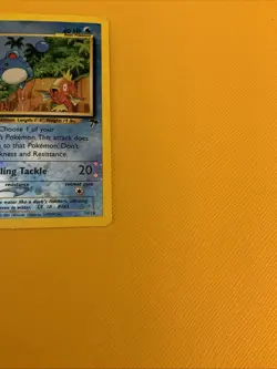 Pokemon Marill 11/18 card Southern Islands reverse Holo Swirl - Image 2
