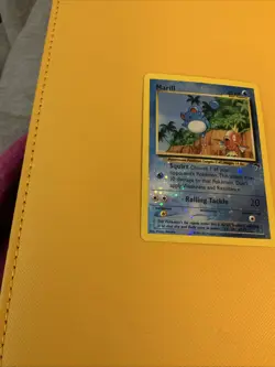 Pokemon Marill 11/18 card Southern Islands reverse Holo Swirl - Image 5