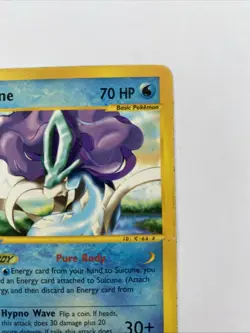 Pokemon Card - Suicune Aquapolis 37/147 Non Holo Rare - Image 3