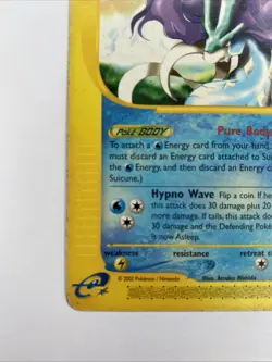 Pokemon Card - Suicune Aquapolis 37/147 Non Holo Rare - Image 5