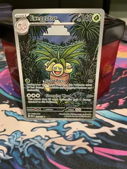 Pokemon TCG Exeggutor 135/132 Illustration Rare Mega Evolutions - Image 1