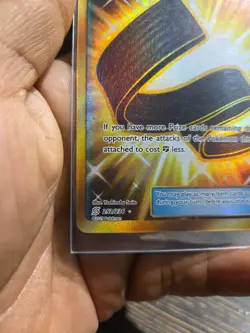 Pokemon TCG Unified Minds Full Art Gold Karate Belt 252/236 Near Mint - Image 5