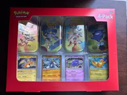 Pokemon TCG Scarlet & Violet 151 Mini Tins 4‑Pack | Sams Club Exclusive | Sealed - Image 1