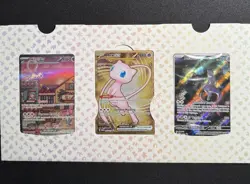 Pokemon TCG 151 UPC Promo Set Mew 053, Mewtwo 052, Metal Mew 205 New Sealed - Image 1