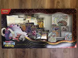 Pokemon TCG Paldean Fates Great Tusk Iron Treads Ex Premium Collection Box - Image 1