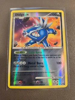 Dialga Reverse Holo 6/127 Pokemon Platinum LP Fast shipping! - Image 1