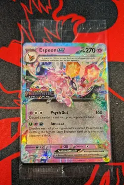 Espeon ex 034/131 Stamped Promo (Sealed) Prismatic Evolutions Surprise Box - Image 1
