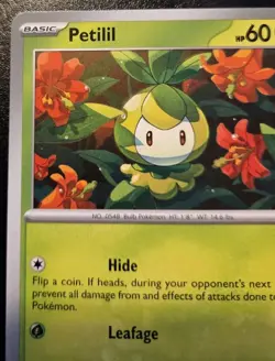 Petilil 006/086 Common Scarlet & Violet: Black Bolt Pokemon TCG - Image 2