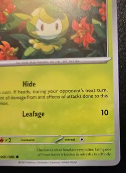 Petilil 006/086 Common Scarlet & Violet: Black Bolt Pokemon TCG - Image 5