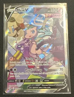 Pokemon TCG Mew v 251 Fusion Strike Alternate Art Near Mint Condition - Image 1