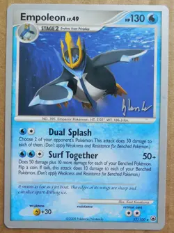 2008 World Championships Empoleon 17/100 Promo non-holo Pokemon NM - Image 1