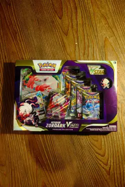 Pokemon TCG Hisuian Zoroark VSTAR Premium Collection Box Sealed - Image 1