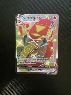 Shiny Centiskorch VMAX SV109/SV122 Ultra Rare Shining Fates Pokemon TCG NM - Image 1