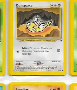 DUNSPARCE - 54/75 - Pokemon - Neo Discovery - NM - Image 1