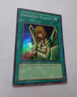 Graceful Charity SDP-040 (Super Rare, Unlimited, Lightly Played / LP) Yugioh - Image 1
