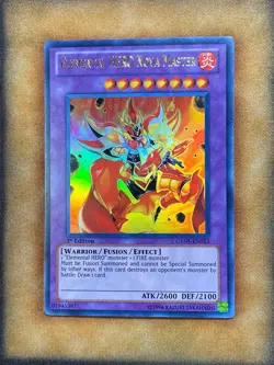 Yugioh Elemental HERO Nova Master GENF-EN093 Ultra Rare 1st Ed LP - Image 1