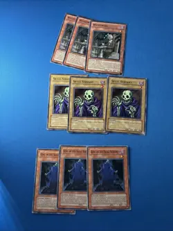 YUGIOH 3X KING OF THE SKULL SERVANTS TLM-EN032 COMMON 1st Ed + Wightmare - Image 1