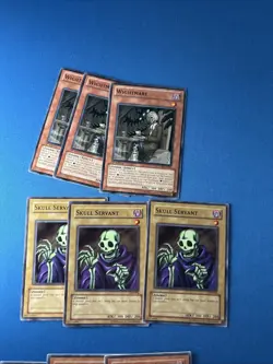 YUGIOH 3X KING OF THE SKULL SERVANTS TLM-EN032 COMMON 1st Ed + Wightmare - Image 2