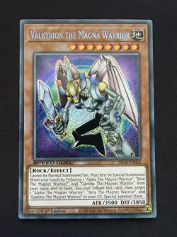 Yu-Gi-Oh! "Valkyrion the Magna Warrior | SBCB-EN022 | Secret Rare | NM - Image 1