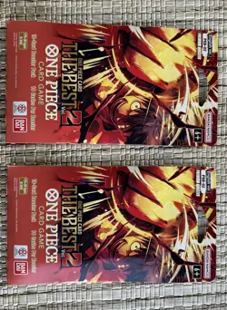 One Piece The Best Vol 2 Premium Booster PRB-02 Sleeved Booster Pack Lot Of 2 - Image 1