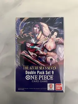 One Piece TCG: Double Pack Set 9 The Azure Sea's Seven - FACTORY SEALED! Lot-2 - Image 2