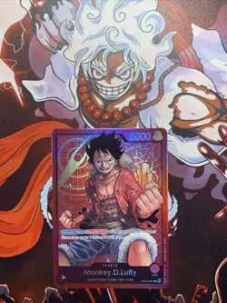 One Piece English Monkey.D.Luffy ST01-001 Leader Foil - Free Shipping - Image 1