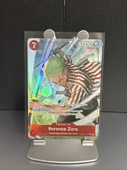 Roronoa Zoro OP14-015 Alt Art Rare One Piece TCG English - Image 1