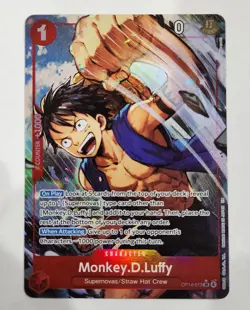 Monkey. D. Luffy OP14-013 (SR Alt Art) One Piece TCG The Azure Seas Seven Altern - Image 1