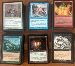 Urza's Saga MTG 275 card lot common/uncommon cards Magic The Gathering VTG set - Image 1