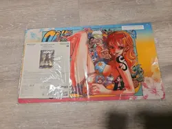One Piece Official Playmat Nami + Usopp CARD Limited Edition Vol.3 ENGLISH NEW - Image 1