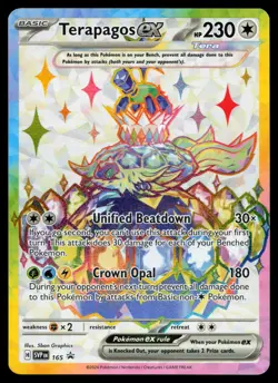 Terapagos ex 165 Scarlet & Violet Promo Holo Pokemon Card - Image 1