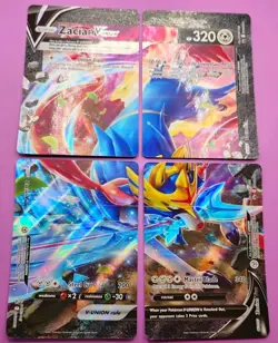 Zacian V-UNION [Set of 4 Cards] Pokemon Sword & Shield Standard Size Promo - Image 1