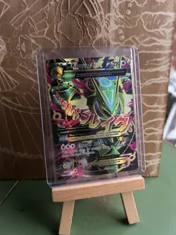 Pokemon TCG M Rayquaza EX 105 Full Art Ultra Rare Card XY Roaring Skies LP - Image 1