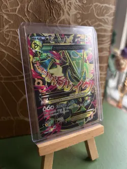 Pokemon TCG M Rayquaza EX 105 Full Art Ultra Rare Card XY Roaring Skies LP - Image 2