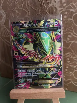 Pokemon TCG M Rayquaza EX 105 Full Art Ultra Rare Card XY Roaring Skies LP - Image 4